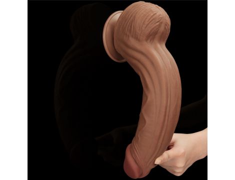12'' King Sized Sliding Skin Dual Layer Dong Brown - 17