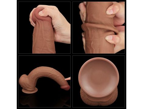 13.5'' King Sized Sliding Skin Dual Layer Dong Brown - 18