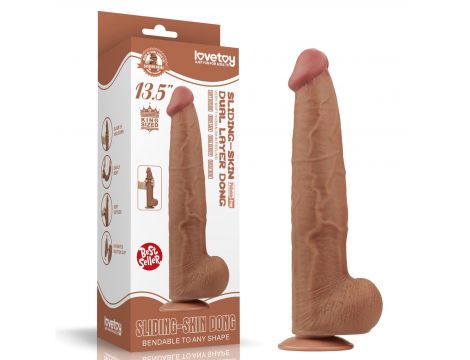 13.5'' King Sized Sliding Skin Dual Layer Dong Brown - 20