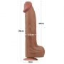 14'' King Sized Sliding Skin Dual Layer Dong Brown - 2