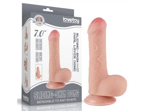 7'' Sliding Skin Dual Layer Dong Flesh - 13