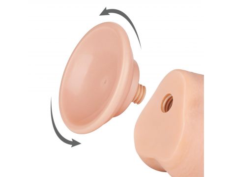 7.5'' Sliding Skin Dual Layer Dong Flesh - 6