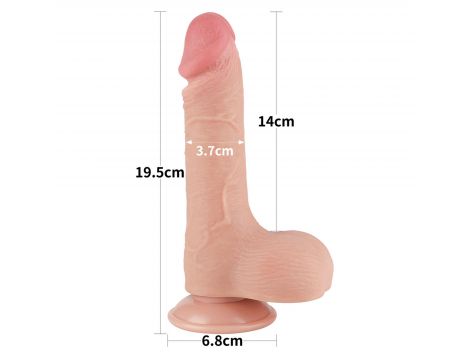 7.5'' Sliding Skin Dual Layer Dong Flesh - 3