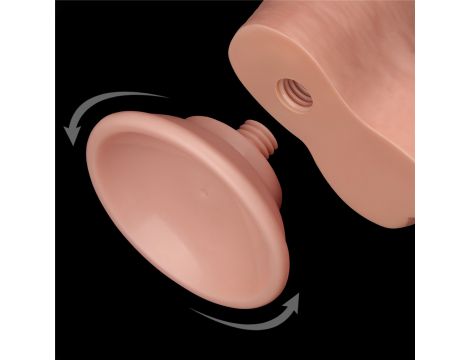 8'' Sliding Skin Dual Layer Dong Flesh - 12
