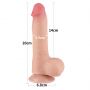 8'' Sliding Skin Dual Layer Dong Flesh - 3
