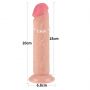 8'' Sliding Skin Dual Layer Dong Flesh - 4