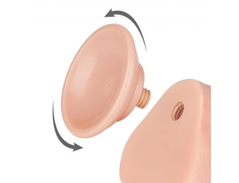 8.5'' Sliding Skin Dual Layer Dong Flesh - 7