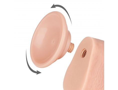 9'' Sliding Skin Dual Layer Dong Flesh - 6