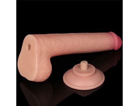 9'' Sliding Skin Dual Layer Dong Flesh - 15