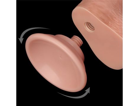 9'' Sliding Skin Dual Layer Dong Flesh - 12