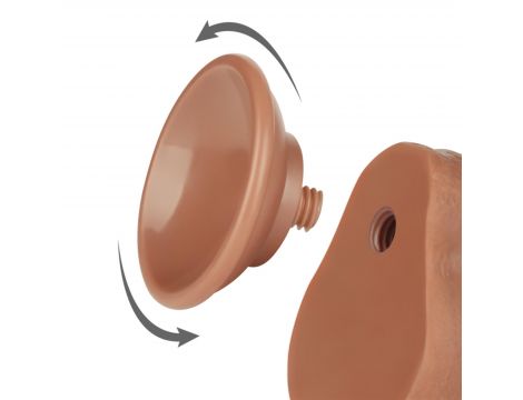 7'' Sliding Skin Dual Layer Dong Brown - 5