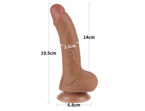 7.5'' Sliding Skin Dual Layer Dong Brown - 3
