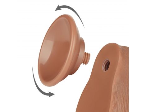 7.5'' Sliding Skin Dual Layer Dong Brown - 6