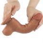 8'' Sliding Skin Dual Layer Dong Brown - 8