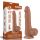 8'' Sliding Skin Dual Layer Dong Brown