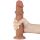 Dildo realistyczne z przesuwaną skórą Lovetoy brązowe