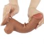 8'' Sliding Skin Dual Layer Dong Brown - 4