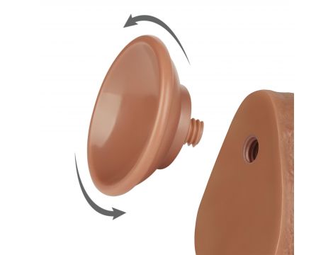 8.5'' Sliding Skin Dual Layer Dong Brown - 6