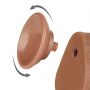 8.5'' Sliding Skin Dual Layer Dong Brown - 7