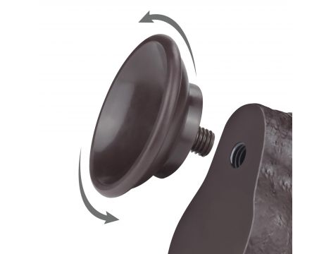 7'' Sliding Skin Dual Layer Dong Black - 5