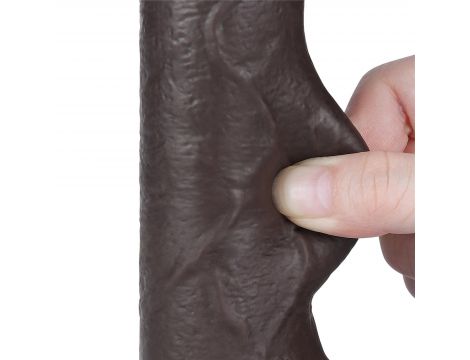 7'' Sliding Skin Dual Layer Dong Black - 13