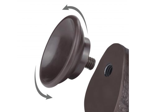 7.5'' Sliding Skin Dual Layer Dong Black - 5