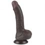 7.5'' Sliding Skin Dual Layer Dong Black - 3
