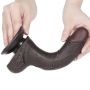 7.5'' Sliding Skin Dual Layer Dong Black - 14