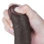 7.5'' Sliding Skin Dual Layer Dong Black - 12