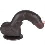 7.5'' Sliding Skin Dual Layer Dong Black - 13