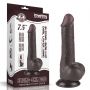 7.5'' Sliding Skin Dual Layer Dong Black - 2