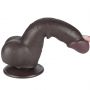 7.5'' Sliding Skin Dual Layer Dong Black - 13