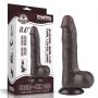 8'' Sliding Skin Dual Layer Dong Black - 6