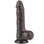 8'' Sliding Skin Dual Layer Dong Black - 5