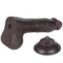 8'' Sliding Skin Dual Layer Dong Black - 9