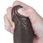 8'' Sliding Skin Dual Layer Dong Black - 14