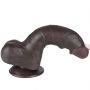 8'' Sliding Skin Dual Layer Dong Black - 12