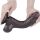 8'' Sliding Skin Dual Layer Dong Black
