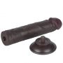 8'' Sliding Skin Dual Layer Dong Black - 6
