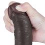 8'' Sliding Skin Dual Layer Dong Black - 13