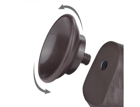 8'' Sliding Skin Dual Layer Dong Black - 13