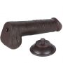 8'' Sliding Skin Dual Layer Dong Black - 9