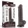 8'' Sliding Skin Dual Layer Dong Black