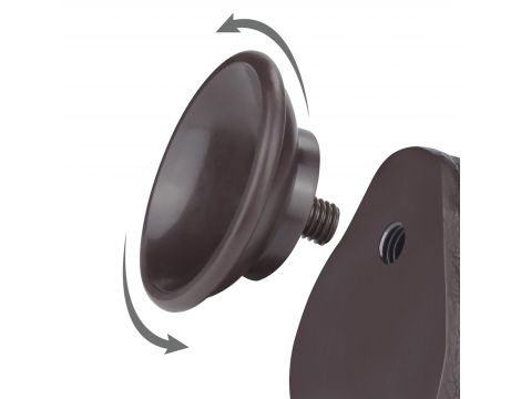 8.5'' Sliding Skin Dual Layer Dong Black - 5