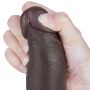 8.5'' Sliding Skin Dual Layer Dong Black - 9