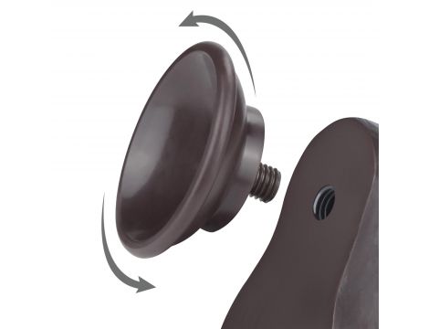 8.5'' Sliding Skin Dual Layer Dong Black - 6