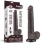 9'' Sliding Skin Dual Layer Dong Black - 5