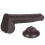 9'' Sliding Skin Dual Layer Dong Black - 8