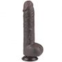 9.5'' Sliding Skin Dual Layer Dong Black - 4