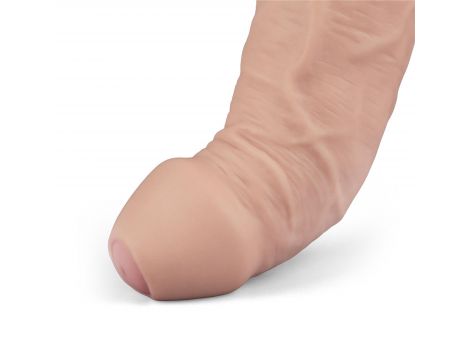 Realistyczne dildo wibrujące Lovetoy Real Softee 23 cm cieliste USB - 11